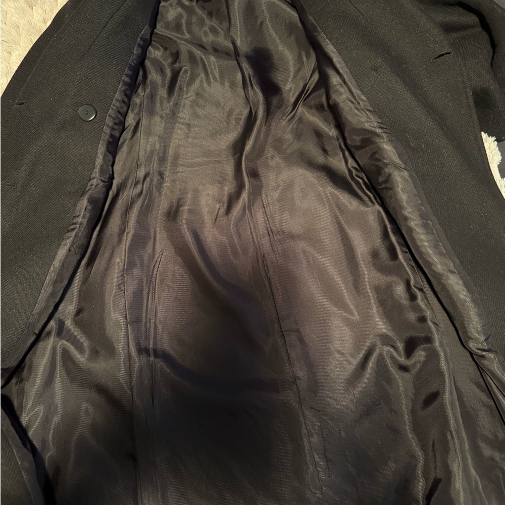 Zara Elegant Black Coat - Picture 4 of 5